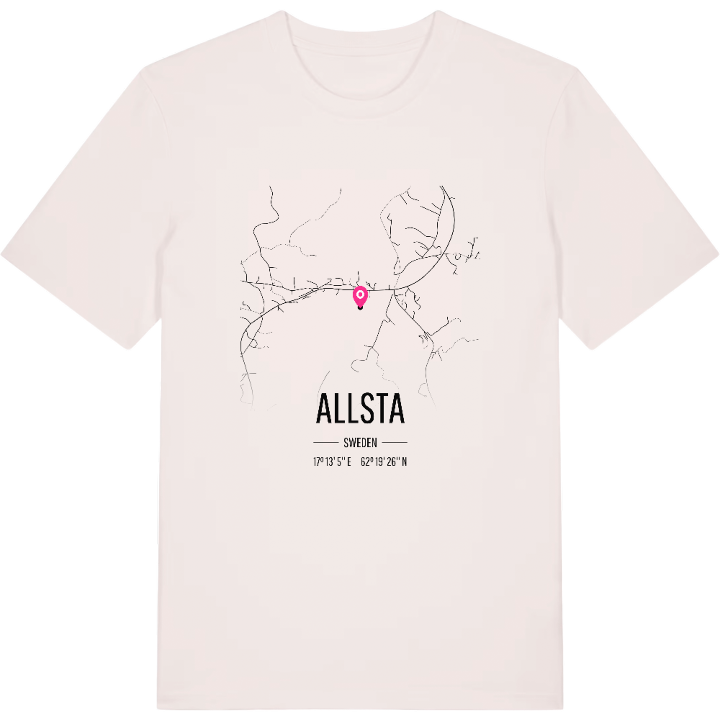 Allsta karta t-shirt – t-shirt från PinShirt