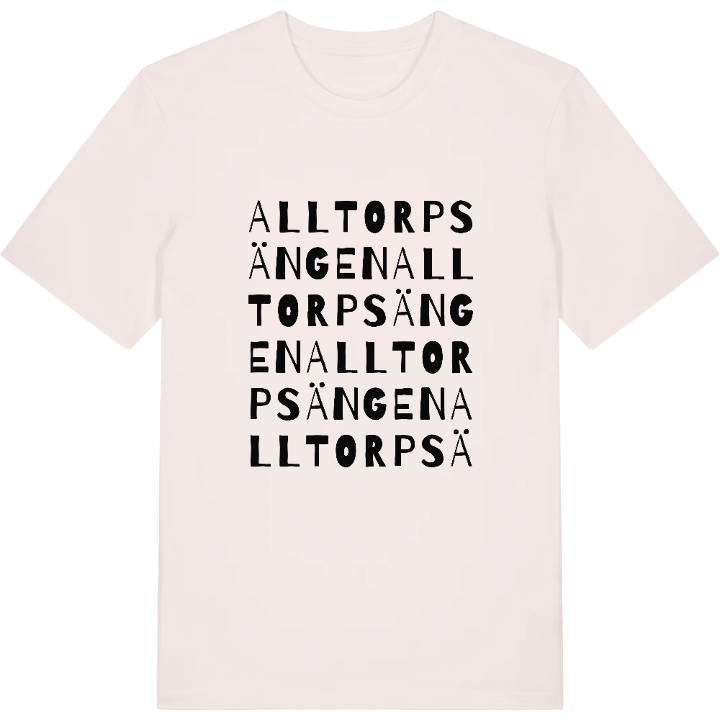 Alltorpsängen ordlek t-shirt – t-shirt från PinShirt