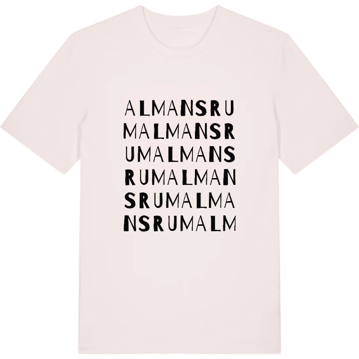 Almansrum ordlek t-shirt – t-shirt från PinShirt
