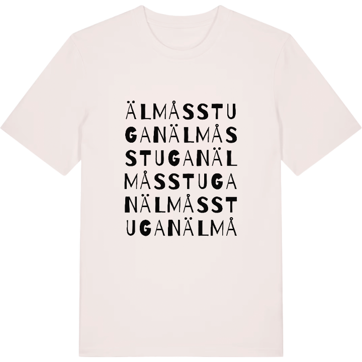 Älmåsstugan ordlek t-shirt – t-shirt från PinShirt