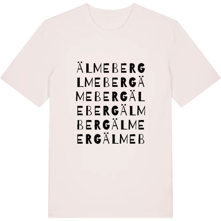 Älmeberg ordlek t-shirt – t-shirt från PinShirt