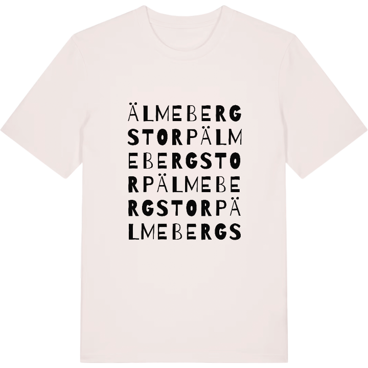 Älmebergstorp ordlek t-shirt – t-shirt från PinShirt