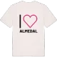Jag älskar Almedal t-shirt stort tryck