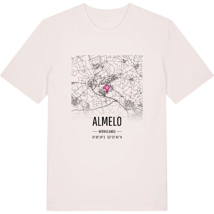 Almelo karta t-shirt – t-shirt från PinShirt