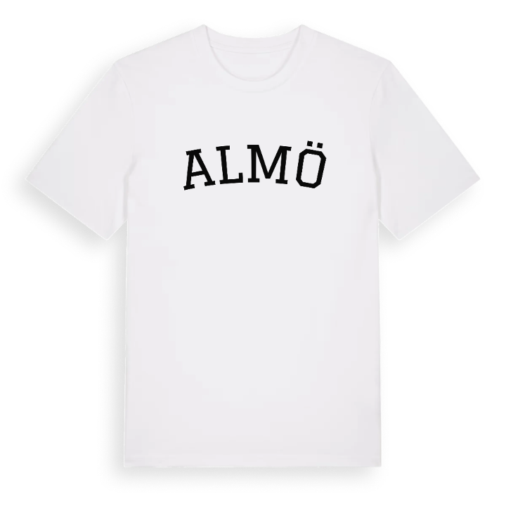 Almö böjd t-shirt – t-shirt från PinShirt