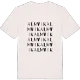 Almvik ordlek t-shirt