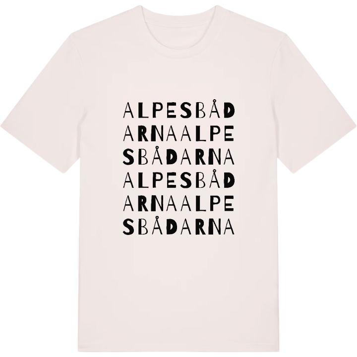 Alpesbådarna ordlek t-shirt – t-shirt från PinShirt