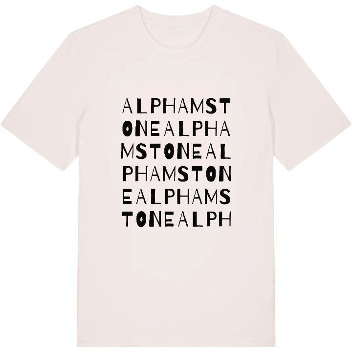 Alphamstone ordlek t-shirt – t-shirt från PinShirt