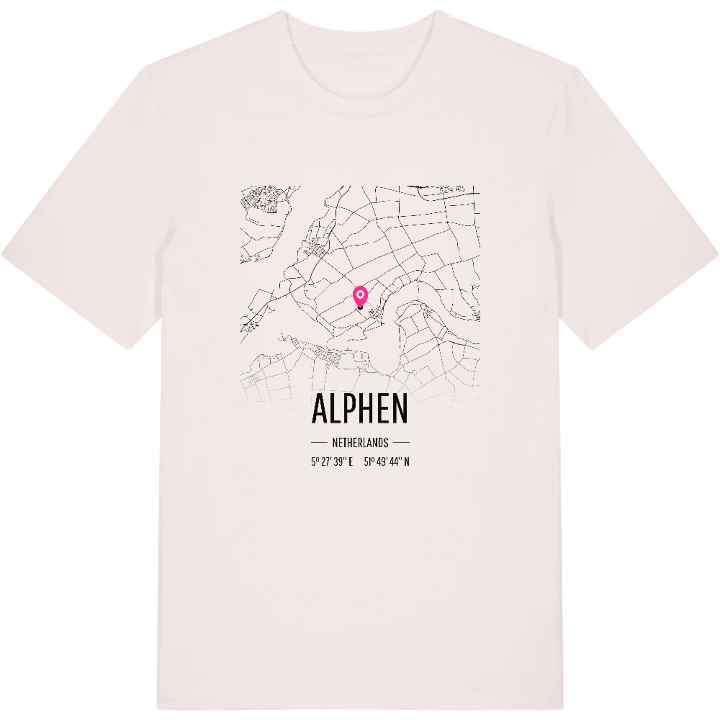 Alphen karta t-shirt – t-shirt från PinShirt
