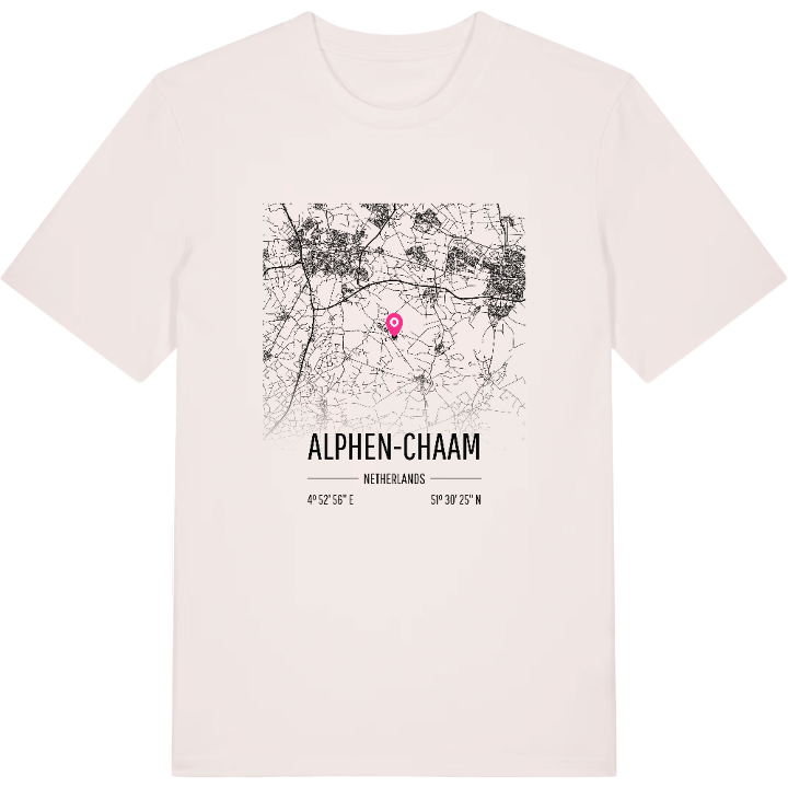Alphen-Chaam karta t-shirt – t-shirt från PinShirt