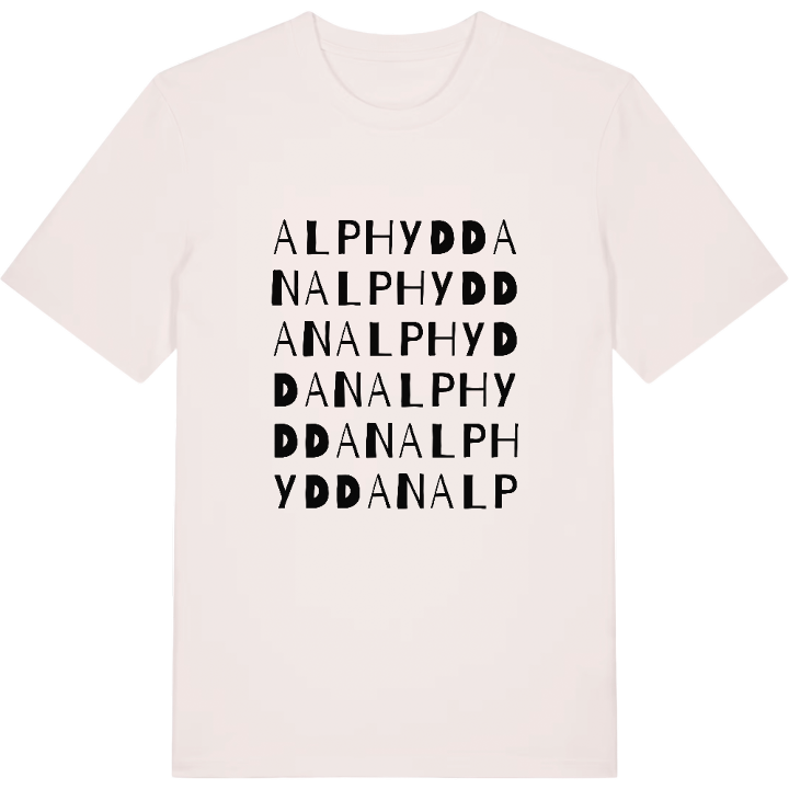 Alphyddan ordlek t-shirt – t-shirt från PinShirt