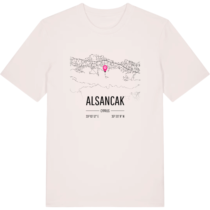 Alsancak karta t-shirt – t-shirt från PinShirt