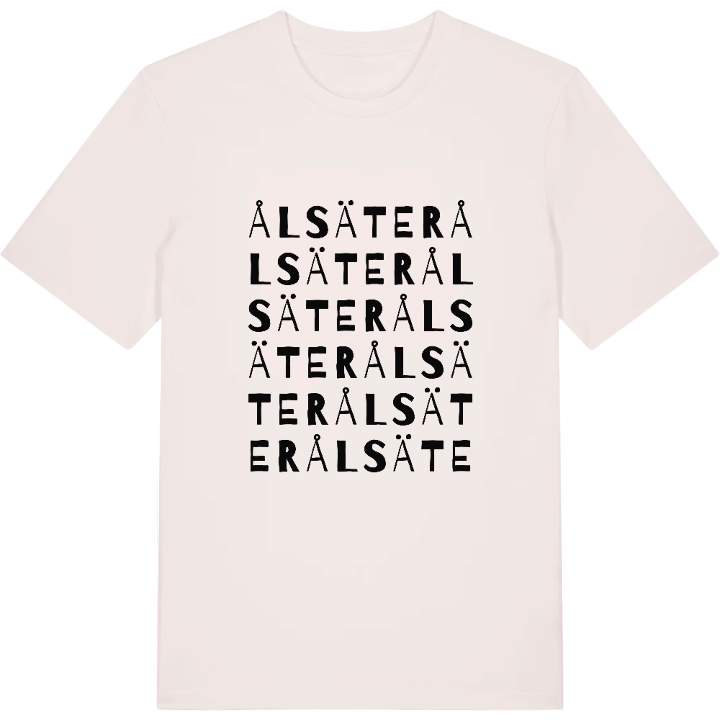 Ålsäter ordlek t-shirt – t-shirt från PinShirt