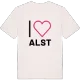 Jag älskar Alst t-shirt stort tryck