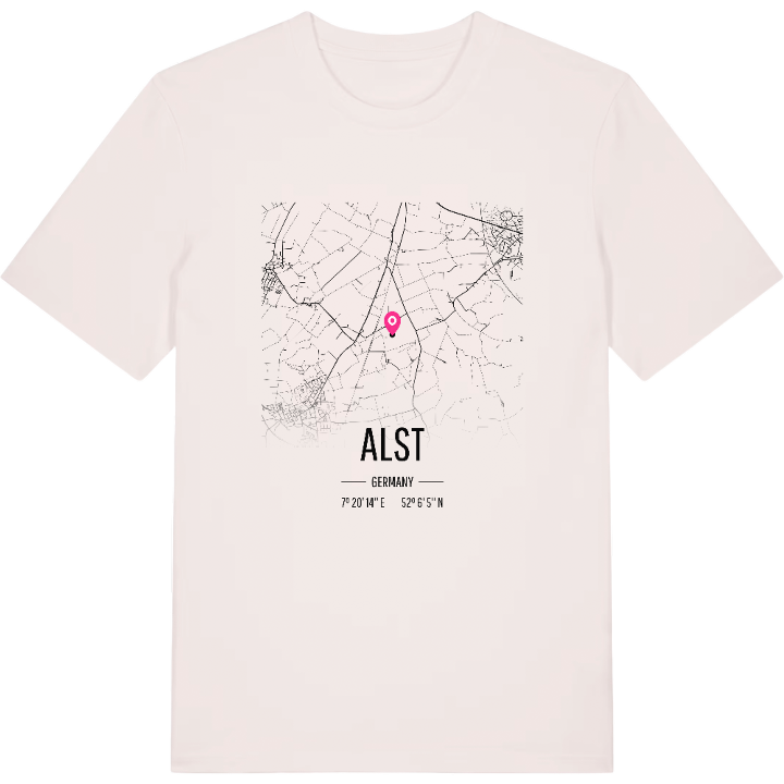 Alst karta t-shirt – t-shirt från PinShirt