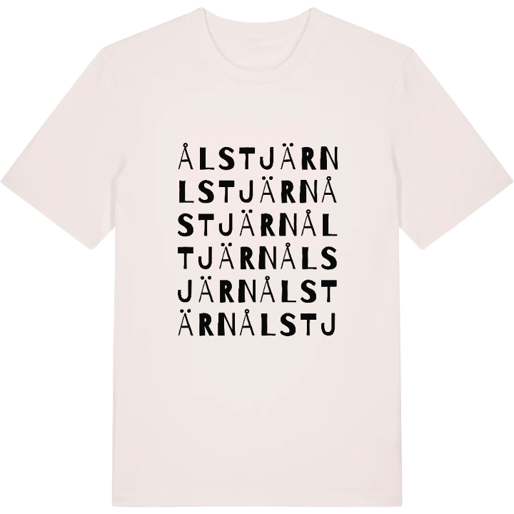 Ålstjärn ordlek t-shirt – t-shirt från PinShirt