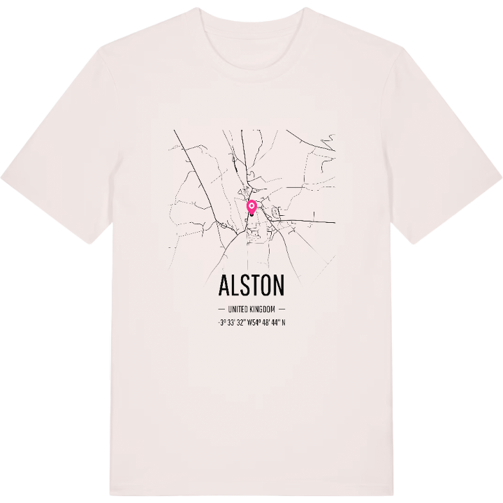 Alston karta t-shirt – t-shirt från PinShirt