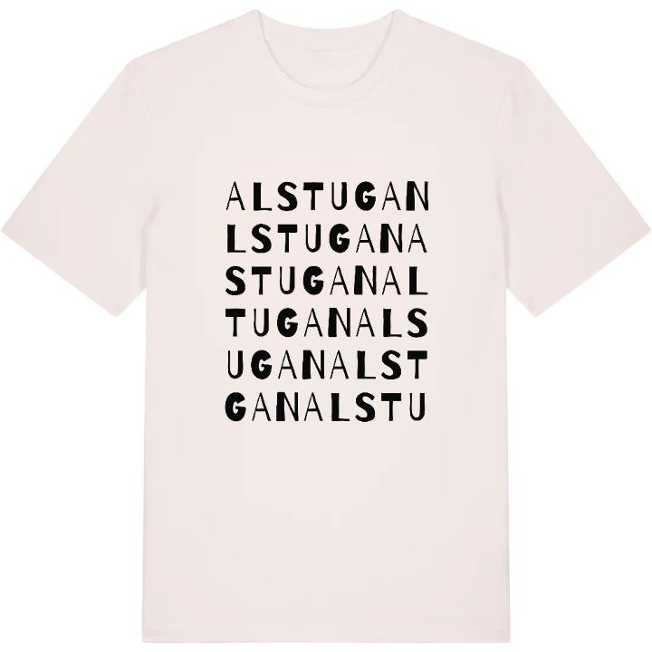 Alstugan ordlek t-shirt – t-shirt från PinShirt