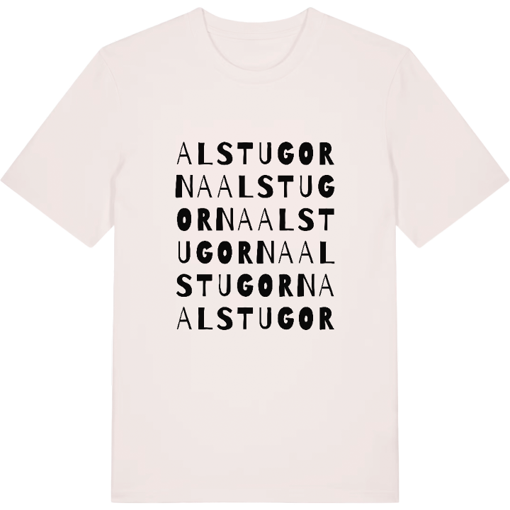 Alstugorna ordlek t-shirt – t-shirt från PinShirt
