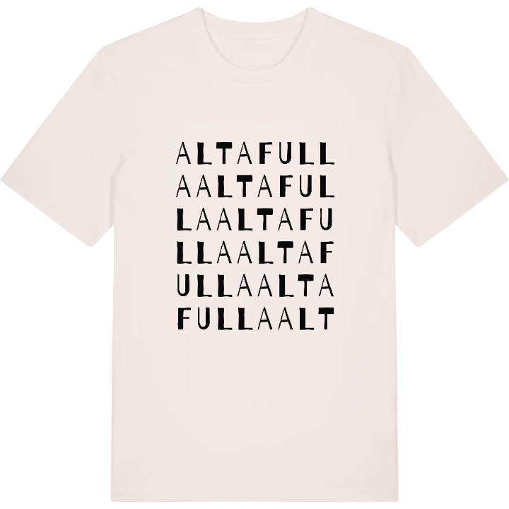 Altafulla ordlek t-shirt – t-shirt från PinShirt