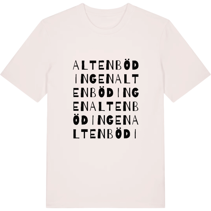 Altenbödingen ordlek t-shirt – t-shirt från PinShirt