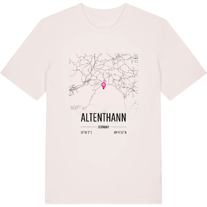 Altenthann karta t-shirt – t-shirt från PinShirt