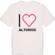 Jag älskar Alterode t-shirt stort tryck