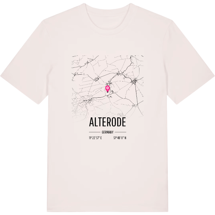 Alterode karta t-shirt – t-shirt från PinShirt
