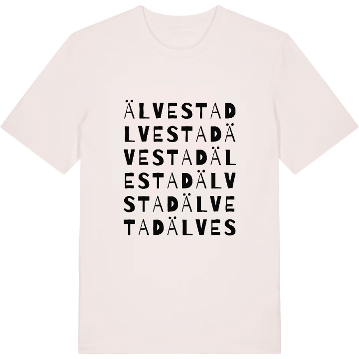 Älvestad ordlek t-shirt – t-shirt från PinShirt