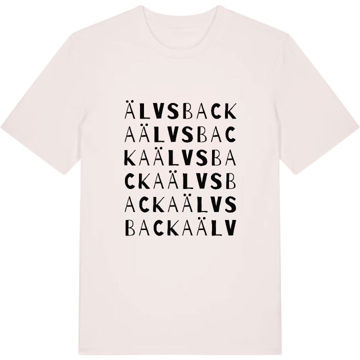 Älvsbacka ordlek t-shirt – t-shirt från PinShirt