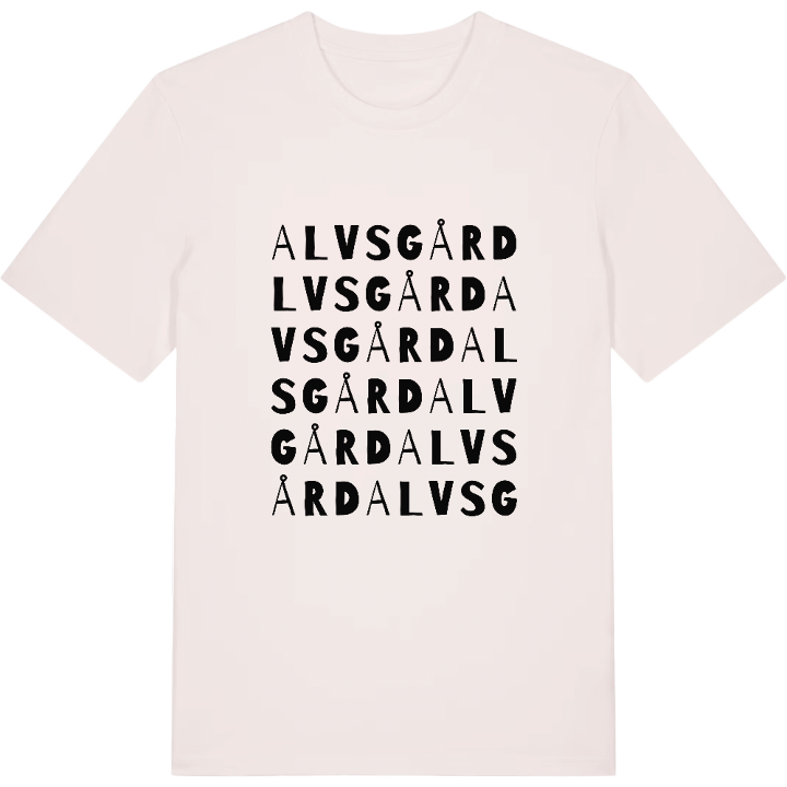 Alvsgård ordlek t-shirt – t-shirt från PinShirt