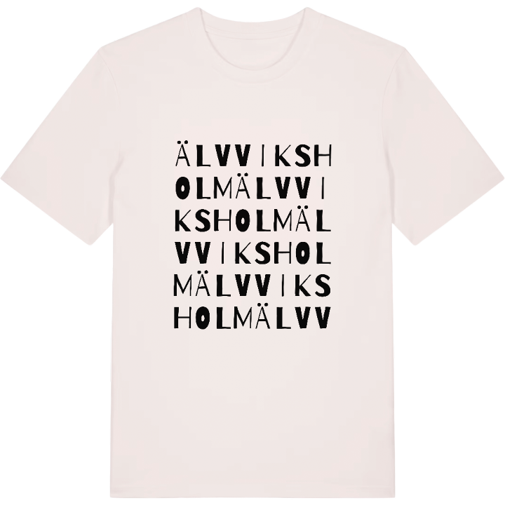 Älvviksholm ordlek t-shirt – t-shirt från PinShirt