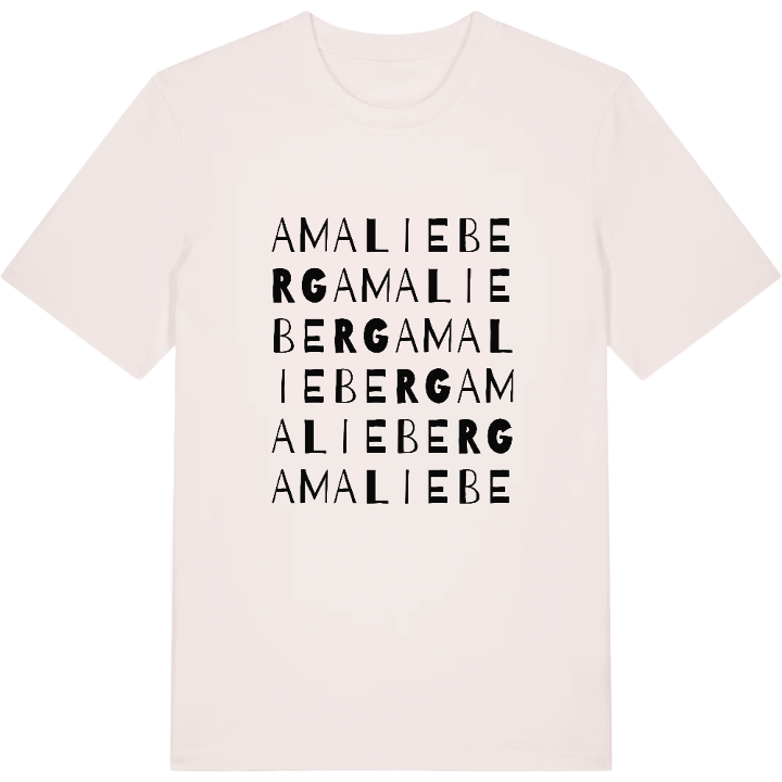 Amalieberg ordlek t-shirt – t-shirt från PinShirt