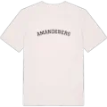 Amandeberg böjd t-shirt