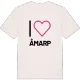 Jag älskar Åmarp t-shirt stort tryck