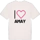 Jag älskar Amay t-shirt stort tryck