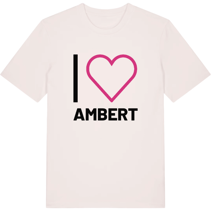 Jag älskar Ambert t-shirt stort tryck – t-shirt från PinShirt