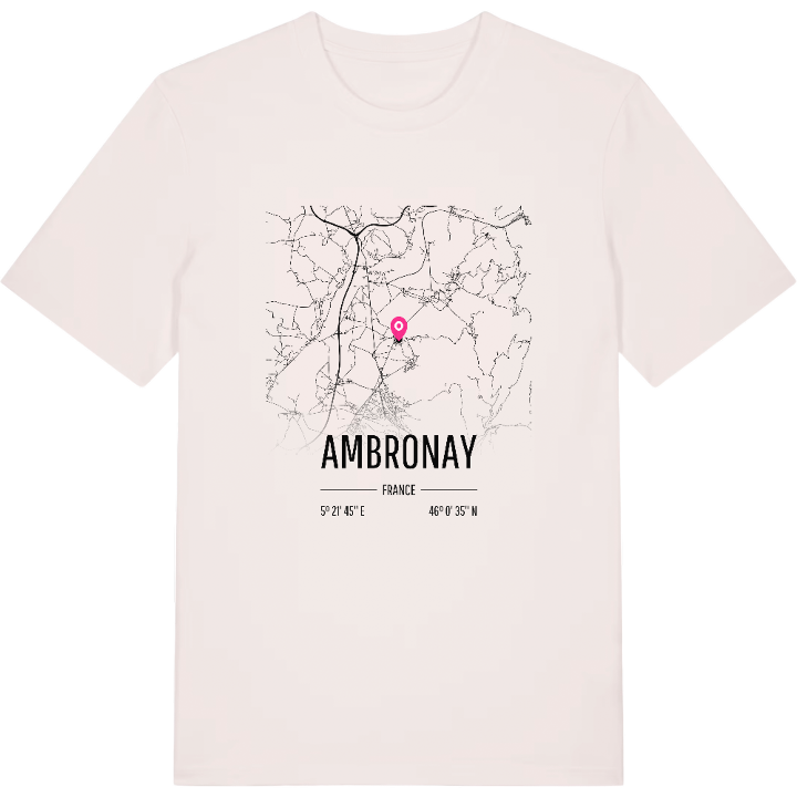 Ambronay karta t-shirt – t-shirt från PinShirt