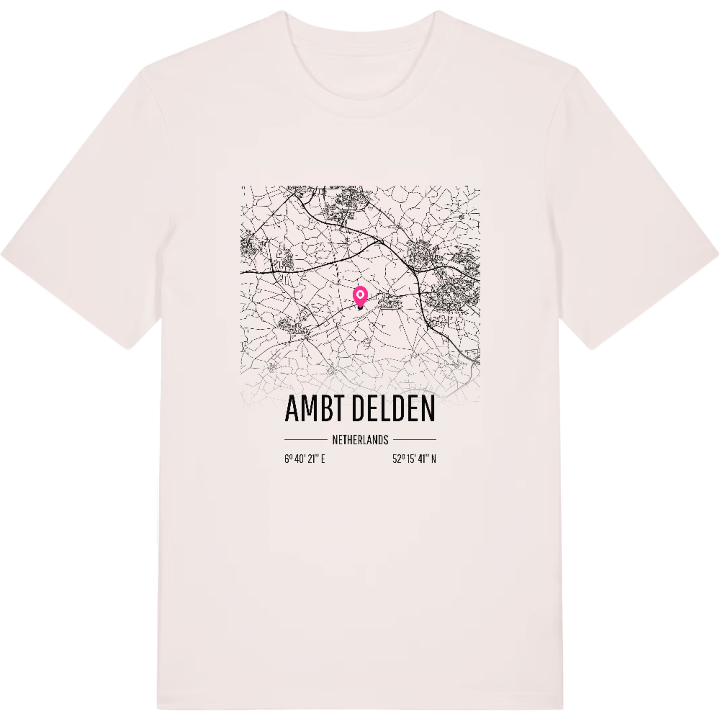 Ambt Delden karta t-shirt – t-shirt från PinShirt