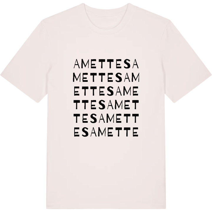 Amettes ordlek t-shirt – t-shirt från PinShirt