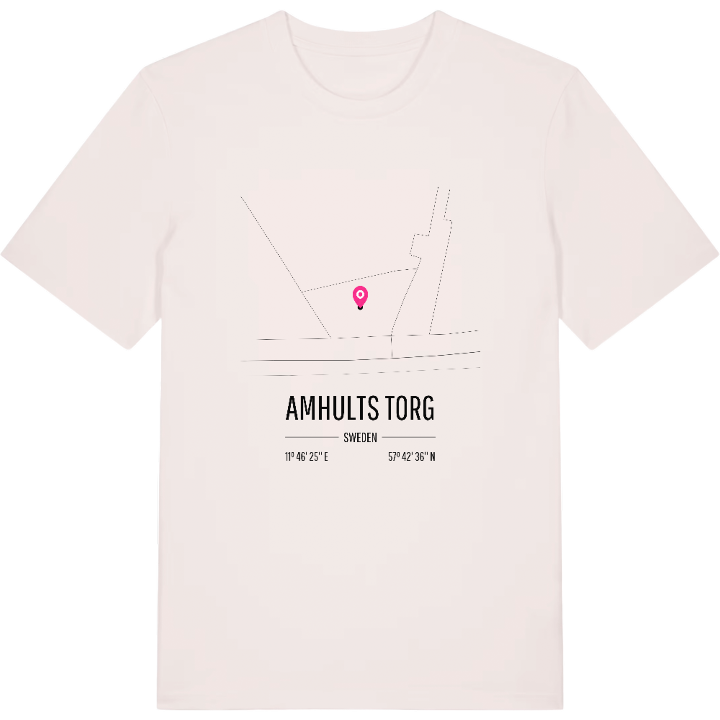 Amhults Torg karta t-shirt – t-shirt från PinShirt