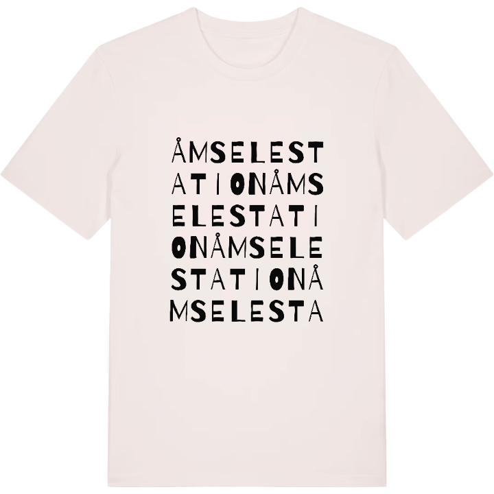 Åmsele station ordlek t-shirt – t-shirt från PinShirt