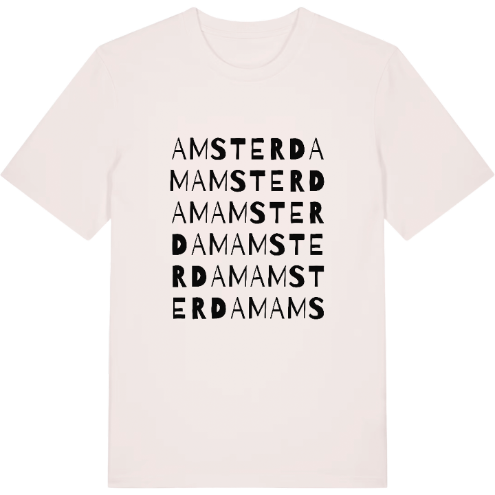 Amsterdam ordlek t-shirt – t-shirt från PinShirt