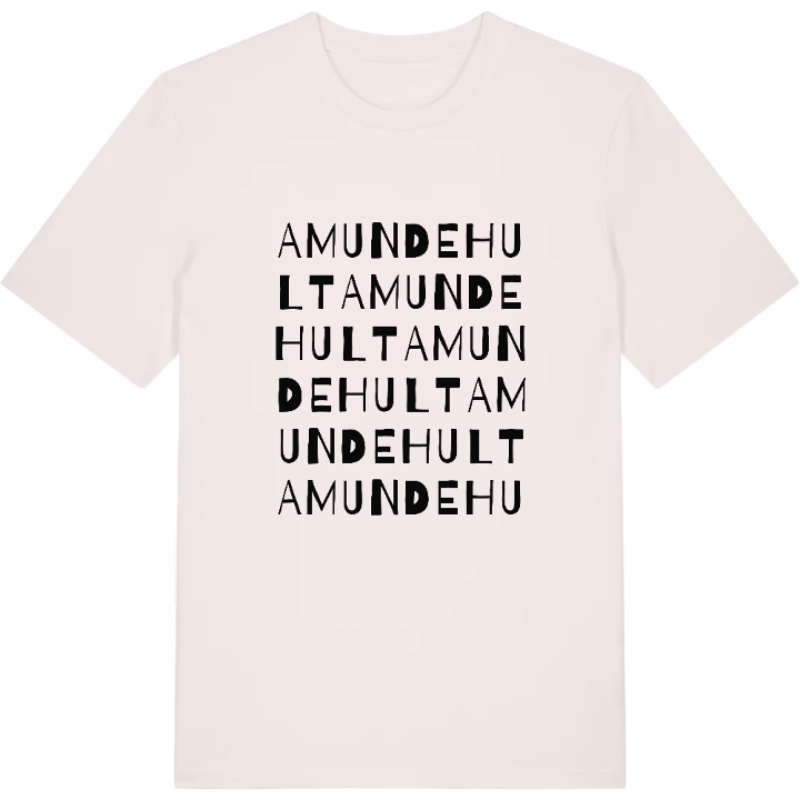 Amundehult ordlek t-shirt – t-shirt från PinShirt