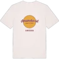 Amunderöd cirkel t-shirt