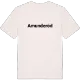 Amunderöd fetstil t-shirt