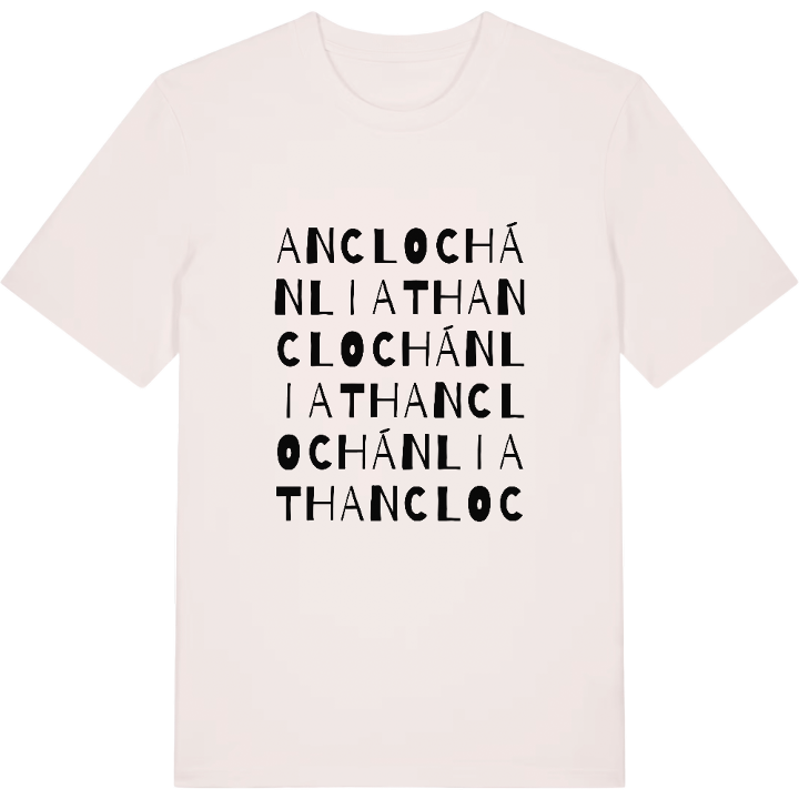 An Clochán Liath ordlek t-shirt – t-shirt från PinShirt