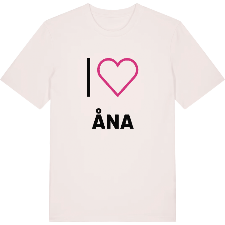 Jag älskar Åna t-shirt stort tryck – t-shirt från PinShirt