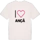Jag älskar Ançã t-shirt stort tryck