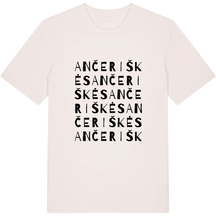 Ančeriškės ordlek t-shirt – t-shirt från PinShirt